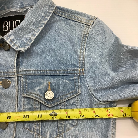 BDG Urban Outfitters Denim Jacket Button Front - Picture 6 of 7